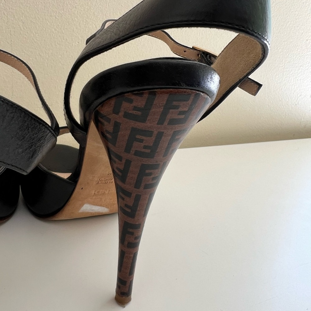 FENDI  Black Stiletto Heels - Picture 6 of 15